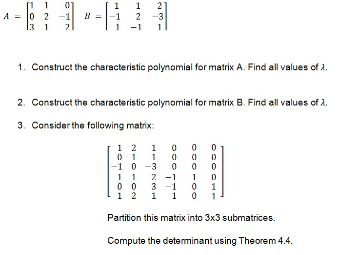 linear algebra matrix