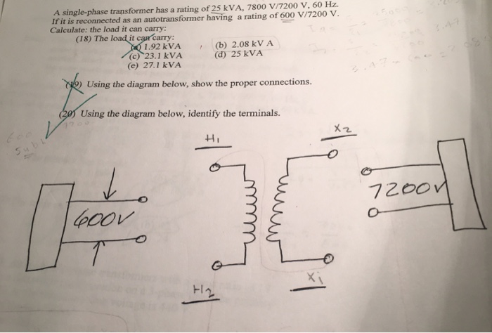 Single Phase Transformer Wiring Diagram 7200 - Complete Wiring Schemas