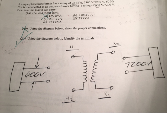 Single Phase Transformer Wiring Diagram 7200 - Complete Wiring Schemas