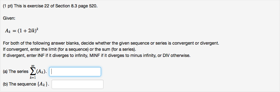 Solved This is exercise 22 of Section 8.3 page 520. Given: | Chegg.com