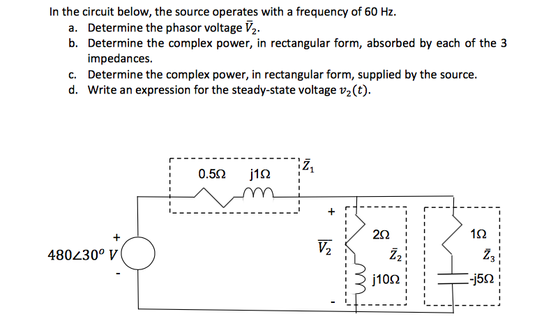 Solved In the circuit below, the source operates with a | Chegg.com