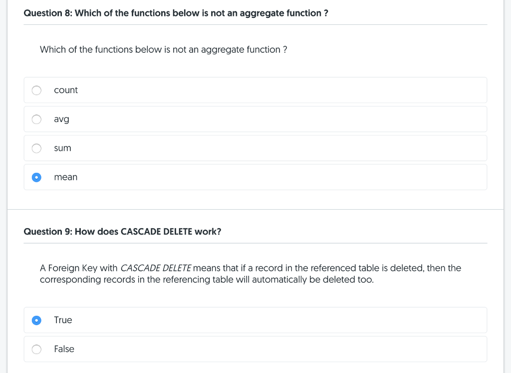 Solved Question 8: Which of the functions below is not an | Chegg.com
