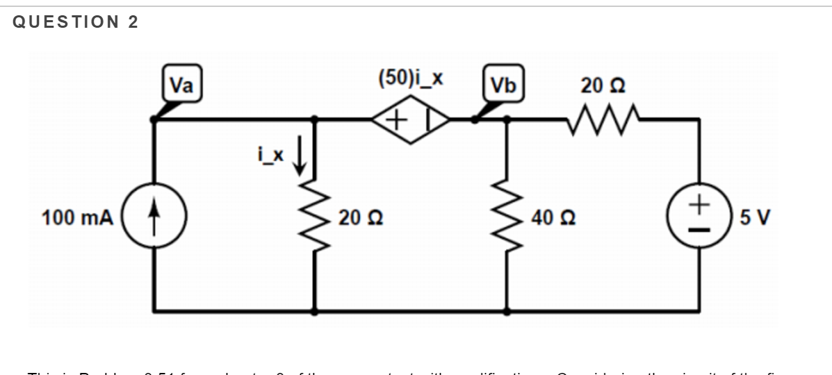 Solved This is Problem 3.51 from chapter 3 of the course | Chegg.com