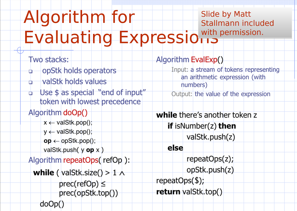 2. Programming Exercise. Implement A Stack-based | Chegg.com