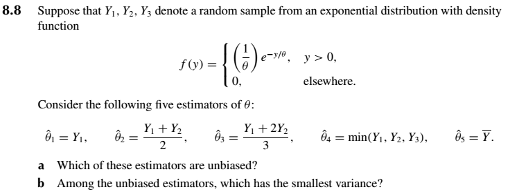 Solved In Exercise 8.8, we considered a random sample of | Chegg.com