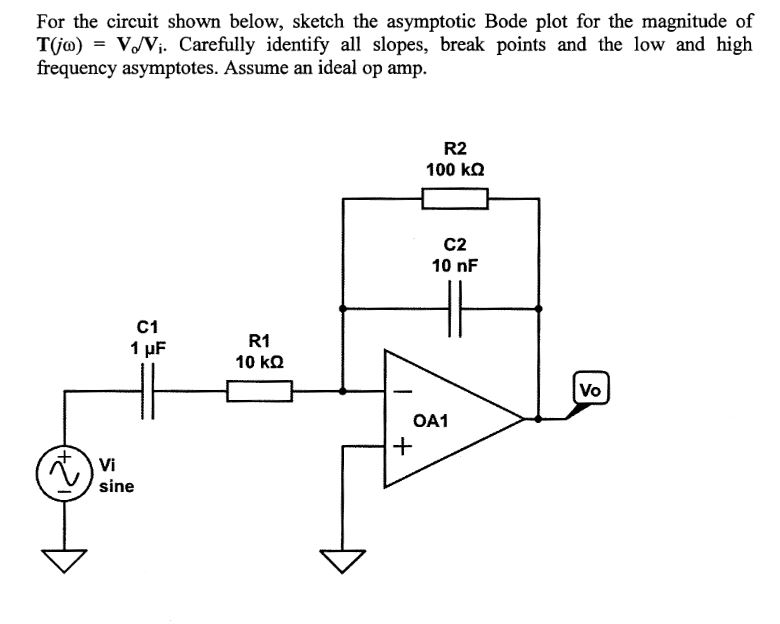 Solved Sketch The Asymptotic Bode Plot Of The Following Or Cheggcom