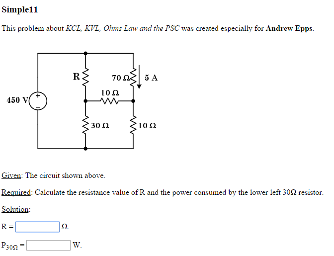 Solved Simple 11 This Problem About Kcl Kvl Ohms Law And