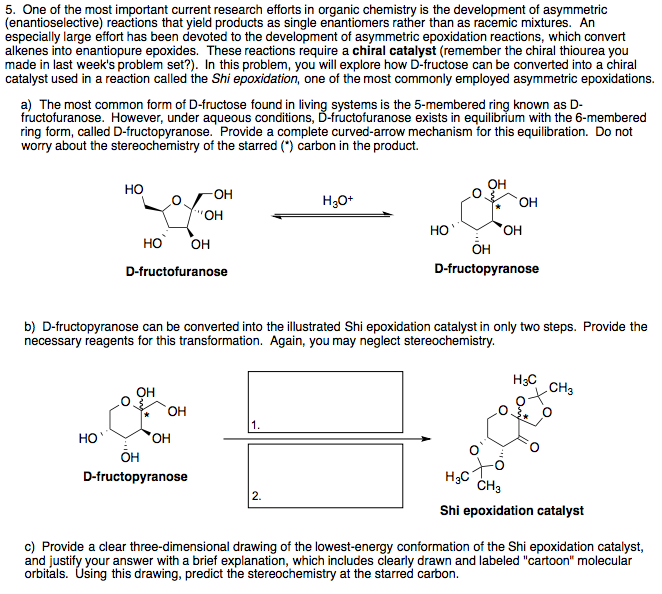 Solved The most common form of D-fructose found in living | Chegg.com