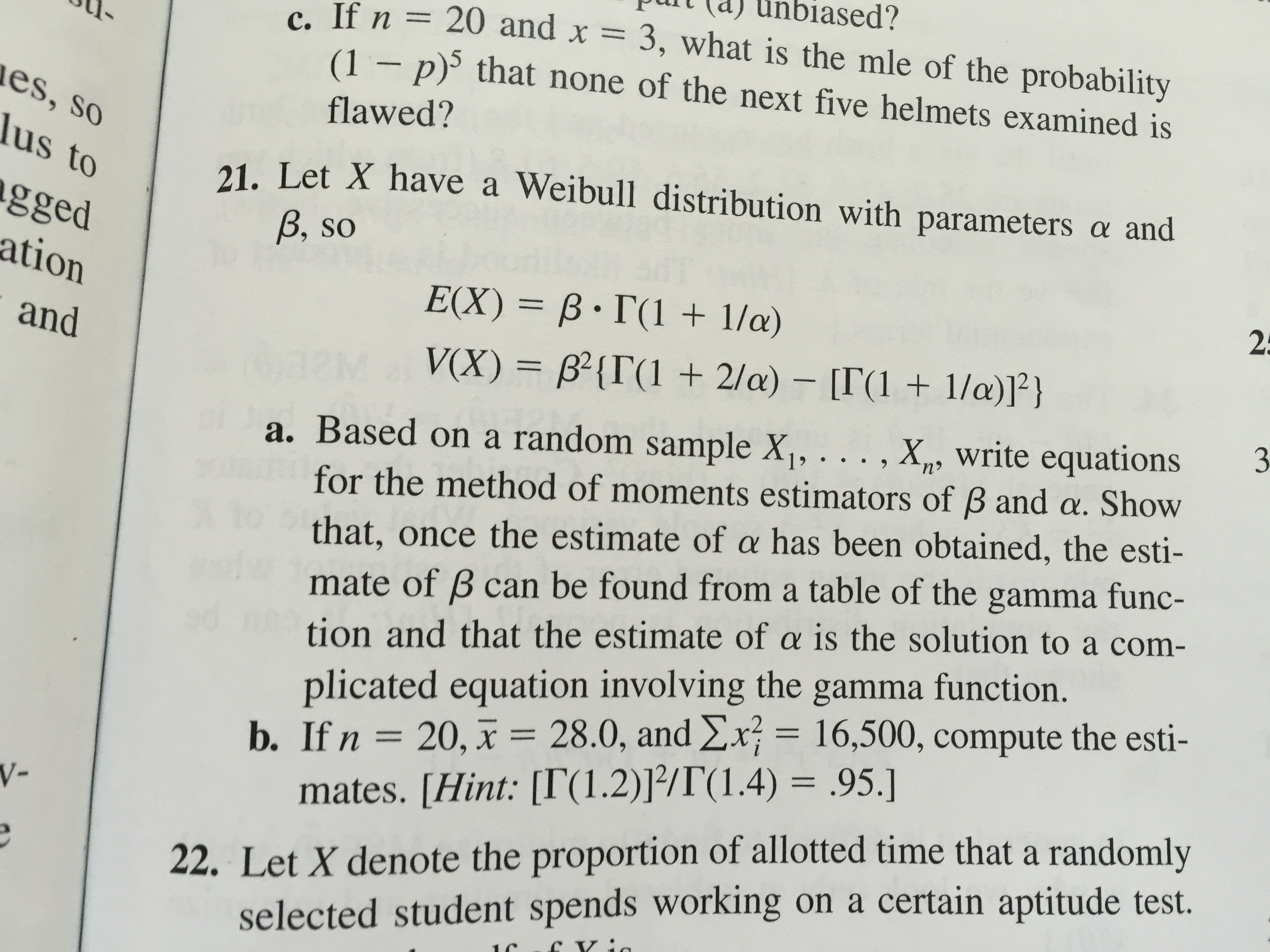 Solved Let X have a Weibull distribution with parameters