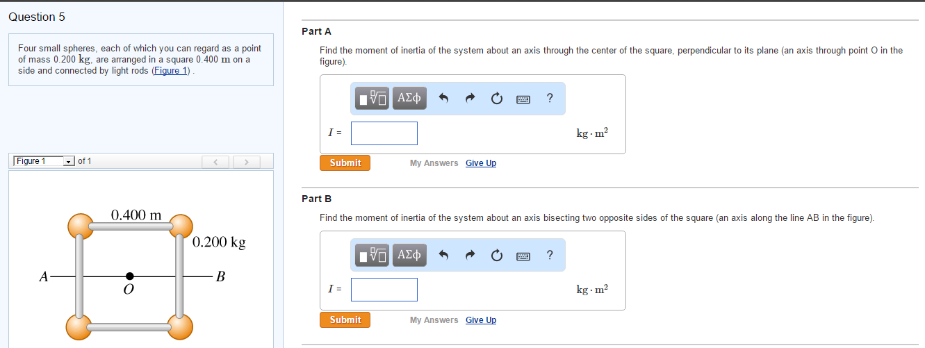 Solved Four small spheres, each of which you can regard as a