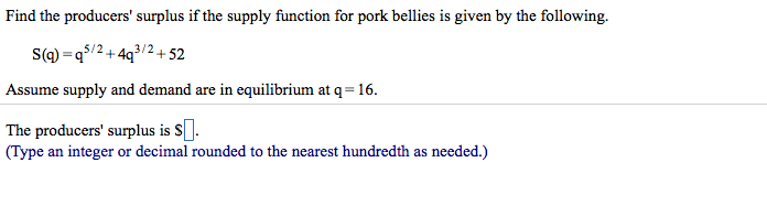if the perfectly competitive market supply of pork bellies shifts from qs