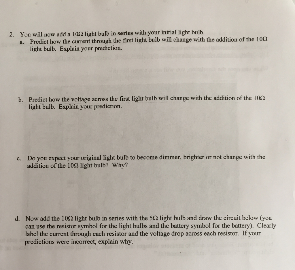 Solved: Lab 3: Series And Parallel Circuits This Worksheet... | Chegg.com