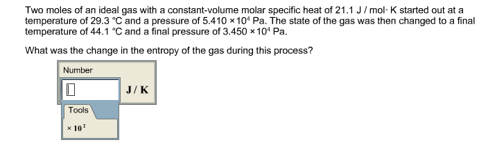 ivolume of a mole of ideal gas