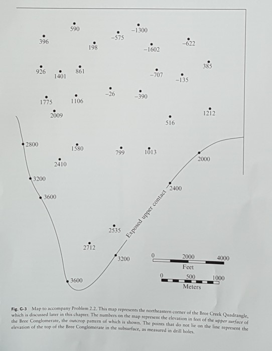 Problem 2.2 Draw structure contours on Fig. G-3. Use | Chegg.com