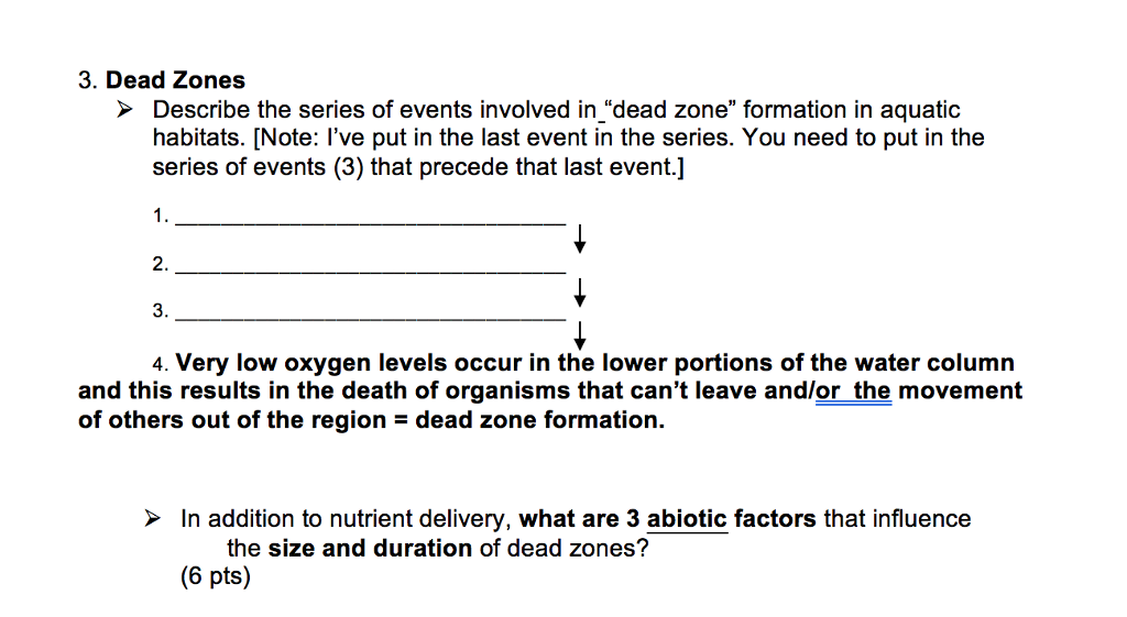 the dead zone case study answers quizlet