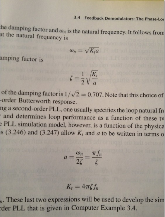 Solved damping factor and omega n is the natural frequency