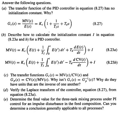 Answer the following questions. (a) The transfer | Chegg.com