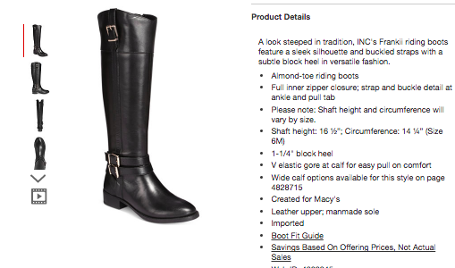 Inc frankii riding boots best sale