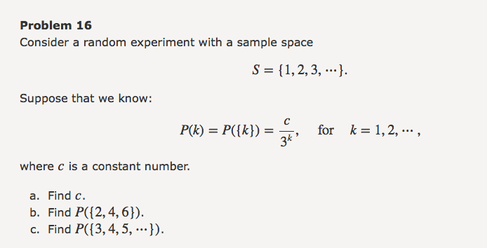 Solved Problem 16 Consider A Random Experiment With A Sample | Chegg.com