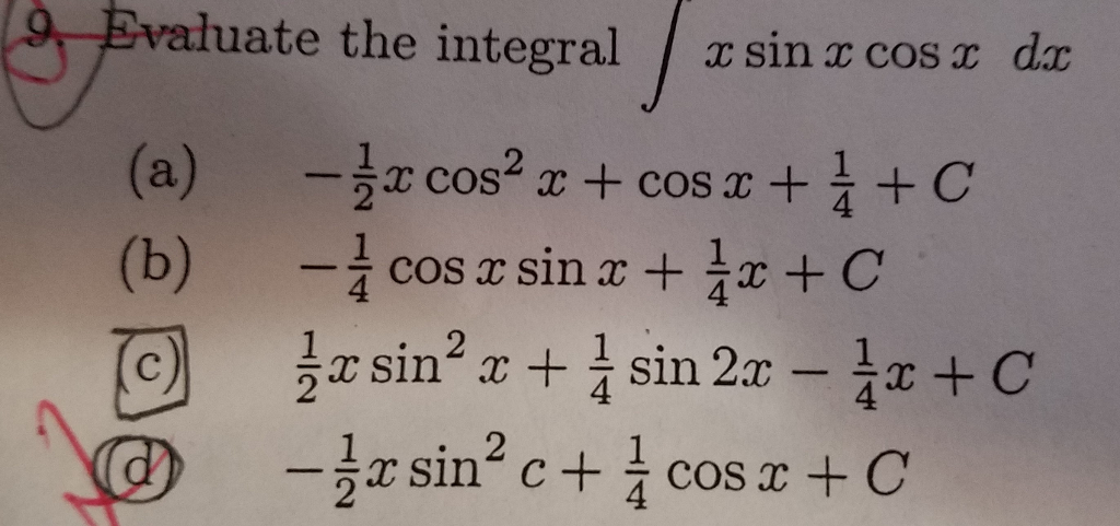 integration of 1 by sin x into cos cube x dx