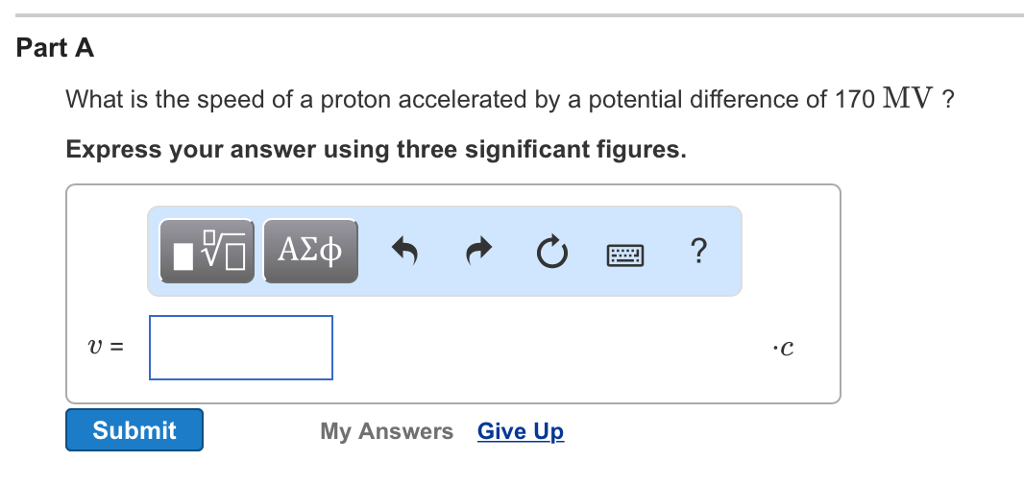 solved-part-a-what-is-the-speed-of-a-proton-accelerated-by-a-chegg