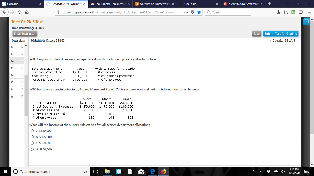 Answers to cengage accounting homework