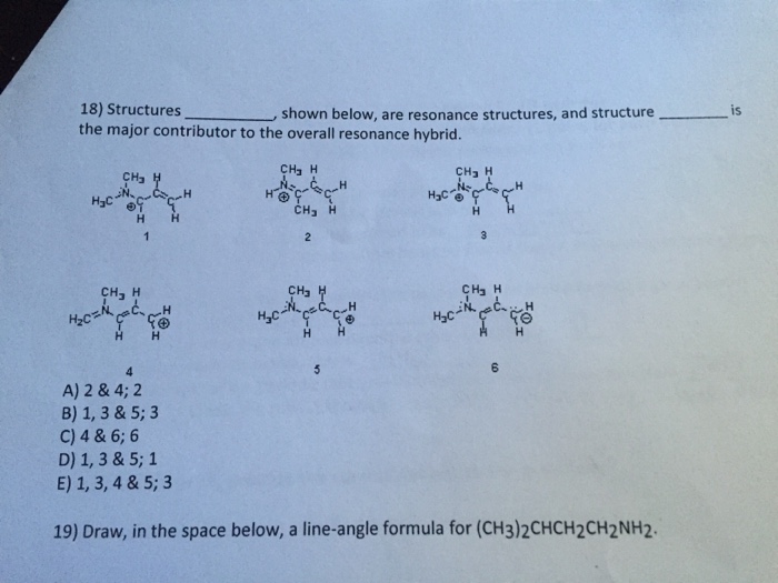 Solved Structures, Shown Below, Are Resonance Structures, | Chegg.com