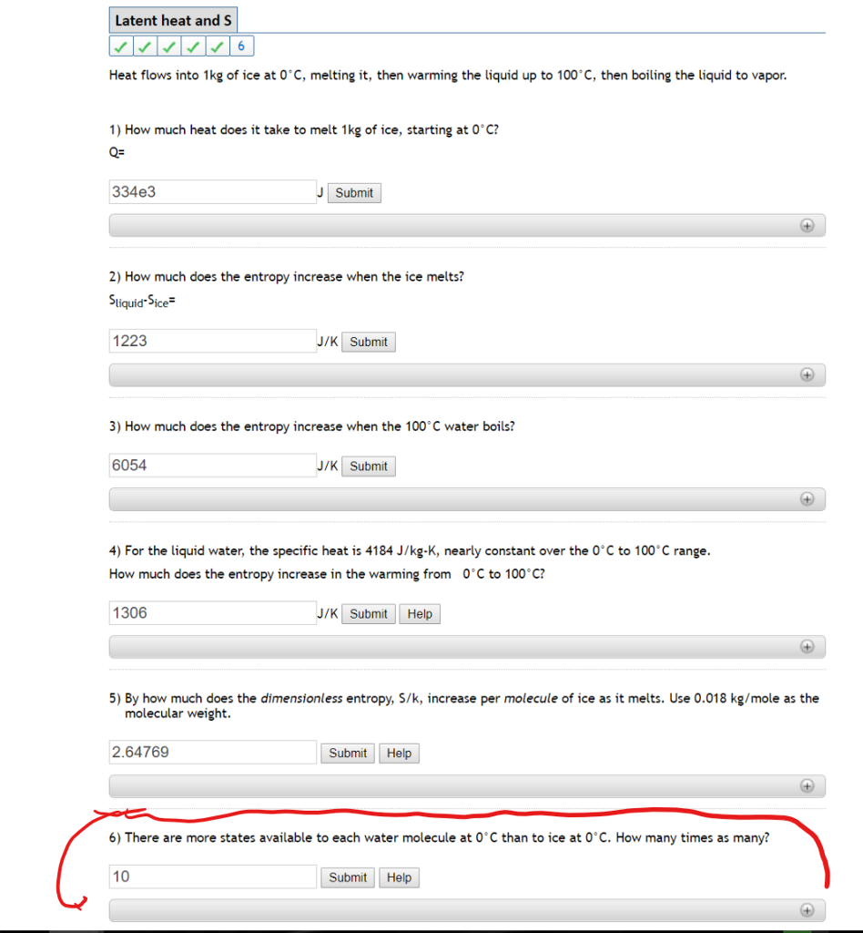 Solved Entropy Change A block initially at T 295 K receives | Chegg.com