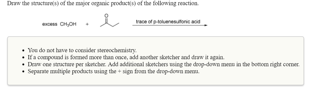 Solved Draw the structure(s of the major organic product(s) | Chegg.com