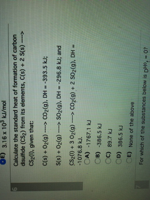 Solved Calculate the standard heat of formation of carbon