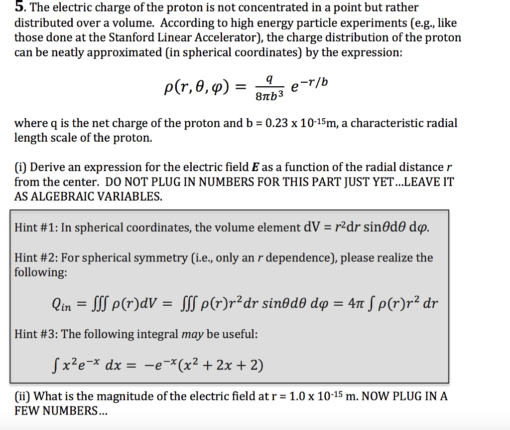 proton charge quantity