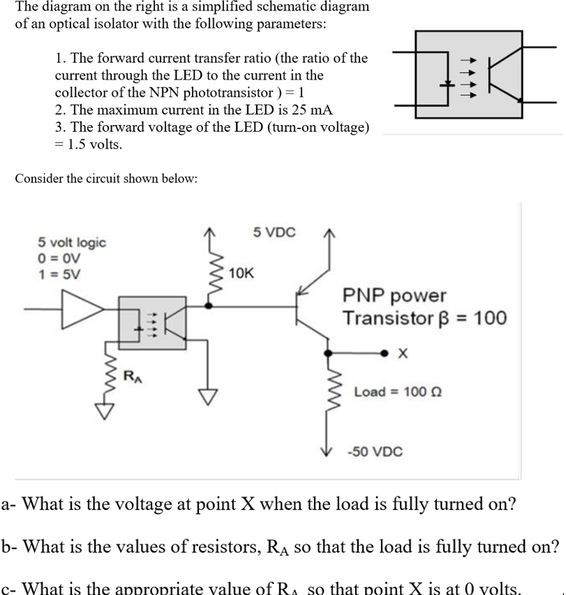Solved The diagram on the right is a simplified schematic