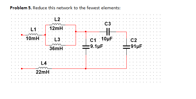 Solved Reduce this network to the fewest elements: | Chegg.com