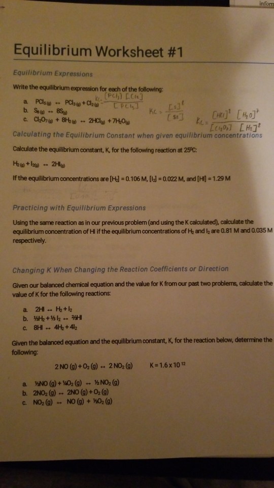 calculations-using-the-equilibrium-constant-worksheet-answers-zhishu-web