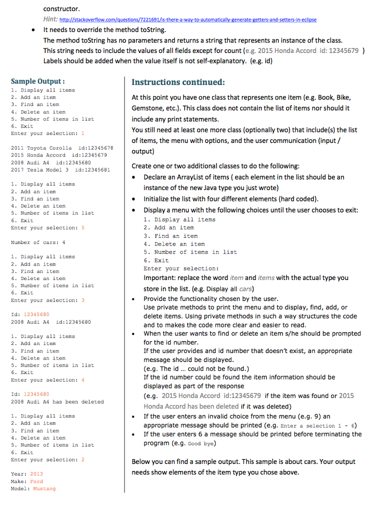 Solved tem List CSIS-1410 One of the main purposes of this | Chegg.com