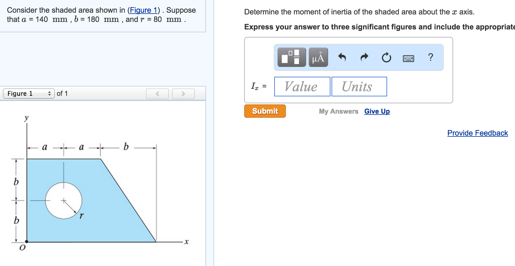 Solved Consider The Shaded Area Shown In (Figure 1). Suppose | Chegg.com