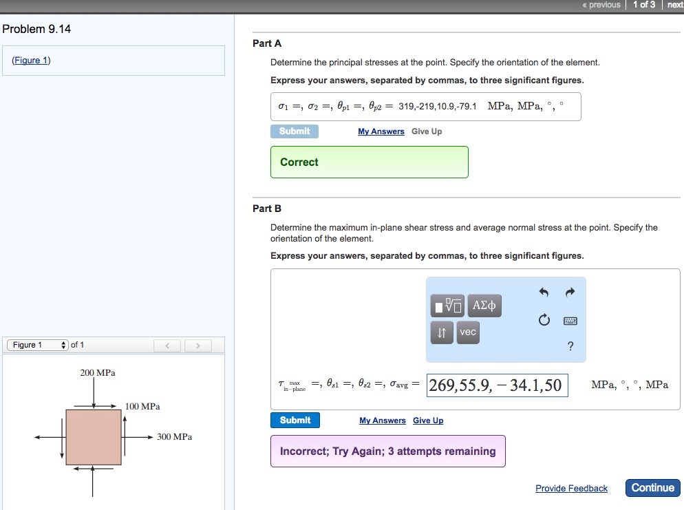 Solved Determine The Principal Stresses At The Point Chegg Solved Determine The Principal Stresses At The Point Chegg