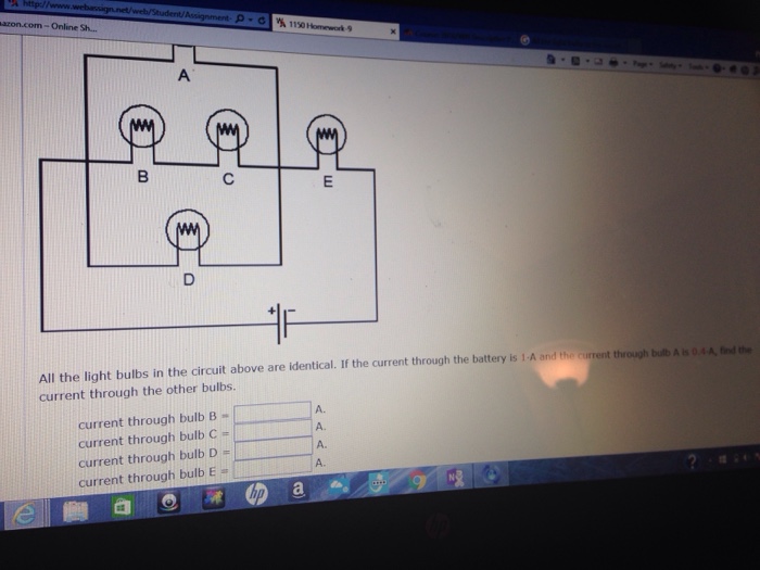 Solved All the light bulbs in the circuit above are | Chegg.com