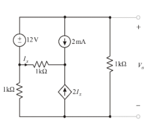 Solved Find Vo in the circuit using nodal analysis, (3.39) | Chegg.com