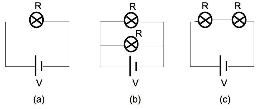 Solved Which following circuits produces the most light | Chegg.com