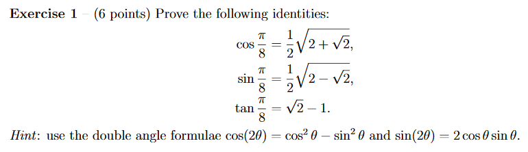 solved-prove-the-following-identities-cos-pi-8-1-2-chegg