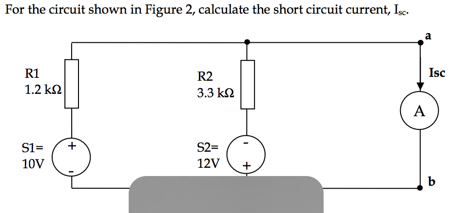 Solved For the circuit shown in Figure 2, calculate the | Chegg.com