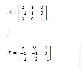 Solved Show that the matrices A and B are row equivalent by