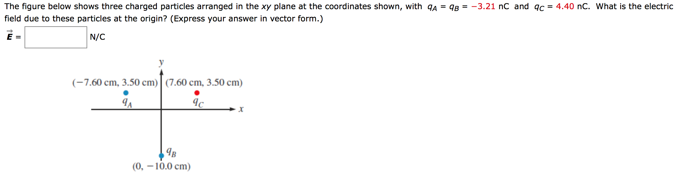 Solved The Figure Below Shows Three Charged Particles | Chegg.com