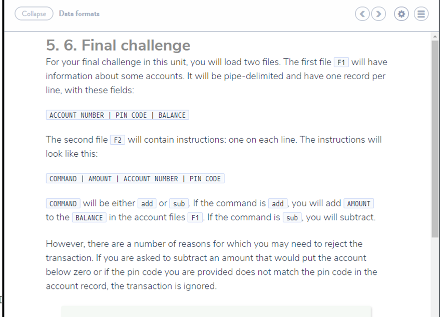 This needs to be for Codio Python 3 Challenge | Chegg.com