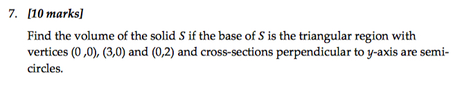 Solved: 7. [10 Marks] Find The Volume Of The Solid S If Th… | Chegg.com