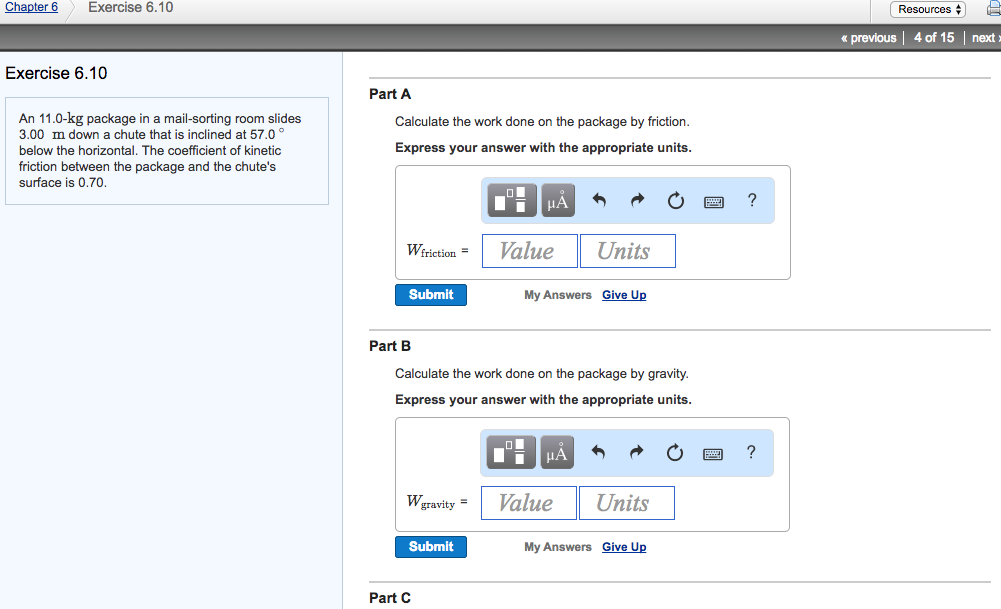 Solved Chapter 6 Exercise 6.10 Resources previous l 4 of 15 | Chegg.com