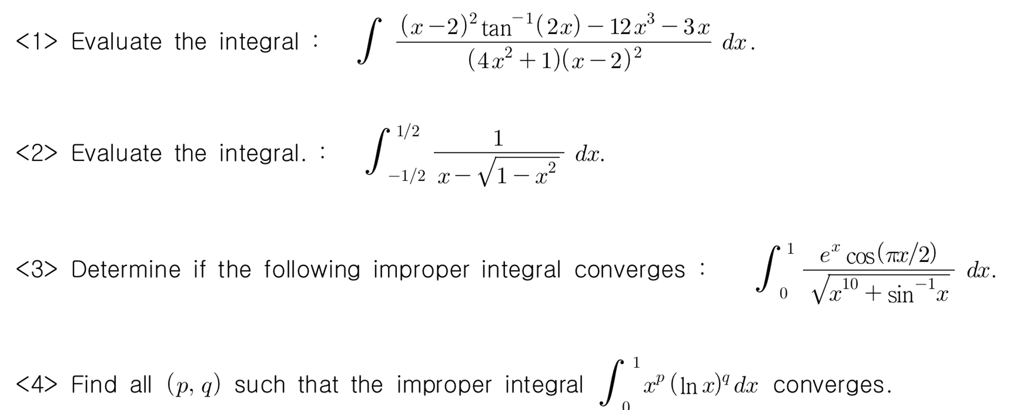 integral of tan 2x x 2 1