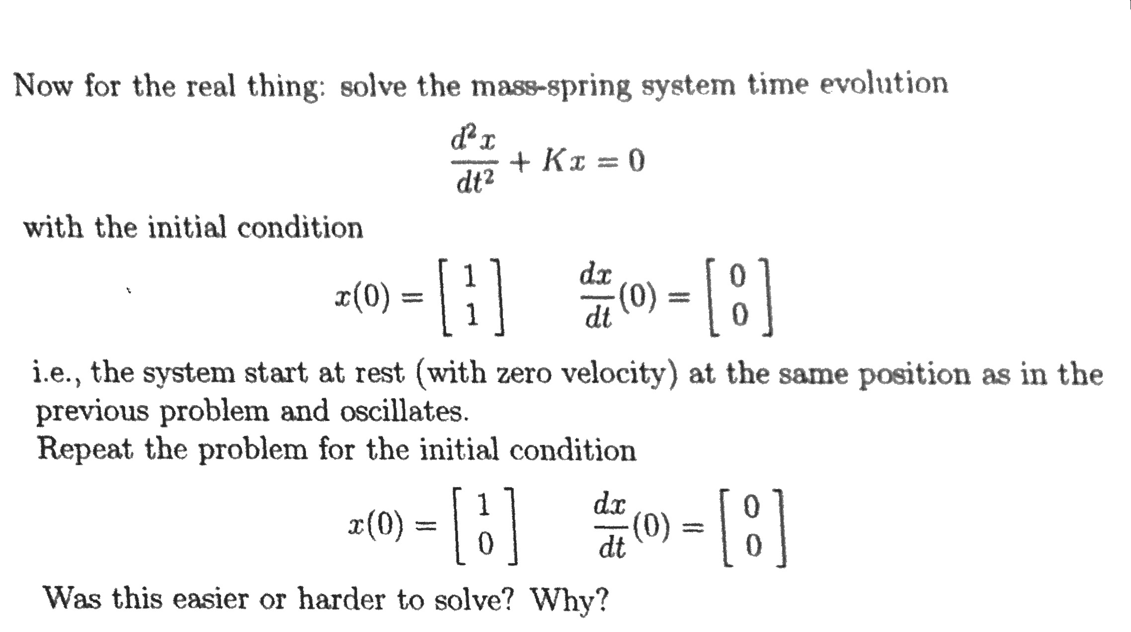 solve-the-mass-spring-system-time-evolution-d-2x-dt-2-chegg