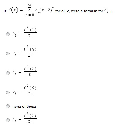 Solved If F X B N X 2 N For All X Write A Formula For Chegg Com